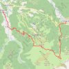 Trace GPS Aulus les Bains-Saint Lizier, itinéraire, parcours