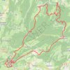 Trace GPS Boucle au nord de Salins-les-Bains, itinéraire, parcours