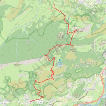 Trace GPS Pibeste, Boum et Pène de Souquète, itinéraire, parcours