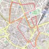 Trace GPS Itinéraire de 4 Rue Montmailler, 87000 Limoges, France à 1 Pl. Stalingrad, 87000 Limoges, France, itinéraire, parcours