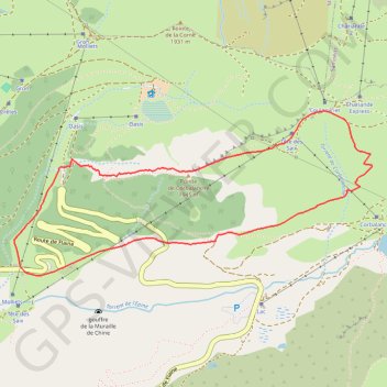 Trace GPS Les molliets - Gouille Croix, itinéraire, parcours