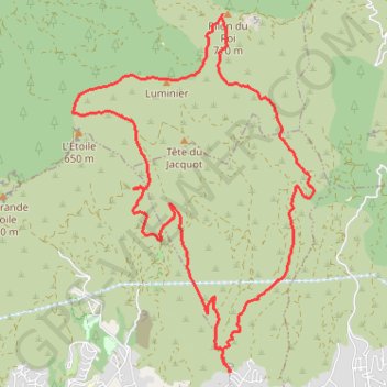 Trace GPS Pilon du Roy, itinéraire, parcours