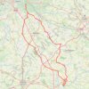 Trace GPS De La Haye-Fouassière à Chantonnay, itinéraire, parcours