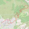 Trace GPS Étoile : vallon de la Vache, Mont Julien, vallon de la Figuière, Mordeau, itinéraire, parcours