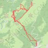 Trace GPS Ski rando chasseron, itinéraire, parcours