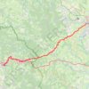 Trace GPS Roanne - Thiers, itinéraire, parcours