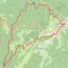 Trace GPS Sainte-Marie-aux-Mines, col de Sainte-Marie, Tête du Violu, itinéraire, parcours