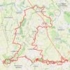 Trace GPS 45 kms VTT 2023, itinéraire, parcours