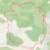 Trace GPS Tour La Garde Freinet-Fort Freinet-Roche Blanche-Les 9 riaux, itinéraire, parcours