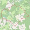 Trace GPS Saint Pierre de Frugie (24) Sentier des crêtes, itinéraire, parcours