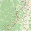 Trace GPS Entre Bischoffsheim et Ungersberg, itinéraire, parcours