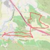 Trace GPS Les alentours de Lançon de Provence, itinéraire, parcours