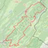 Trace GPS GRP Tour de la Haute Bienne, itinéraire, parcours