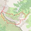 Trace GPS Mont Valier par le port d'Aula et le couloir de Peyre Blanque, itinéraire, parcours