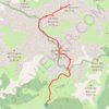 Trace GPS Mont mounier a depart de Valberg, itinéraire, parcours