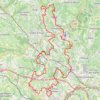 Trace GPS Entre Vignes et Pierres dorées / Saint-Germain-sur-l'Arbresle, itinéraire, parcours