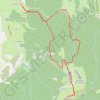 Trace GPS Sur les pentes du Pilat, itinéraire, parcours