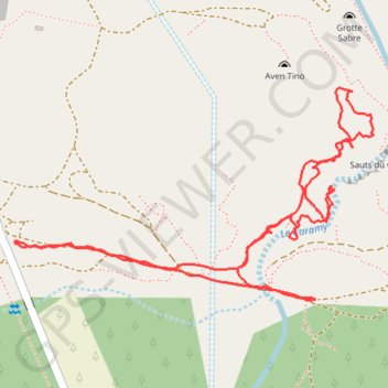 Trace GPS Mazaugues - Gorges du Caramy - Saut du Cabri, itinéraire, parcours