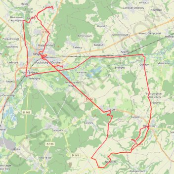 Trace GPS Sortie à vélo, itinéraire, parcours