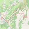 Trace GPS Le Serre de Montagut, itinéraire, parcours