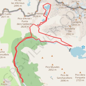 Trace GPS Ariel Respumoso, itinéraire, parcours