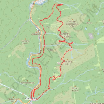 Trace GPS Eine Runde über Feigenbaumklippe, itinéraire, parcours