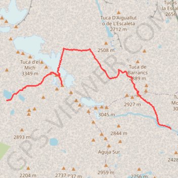 Trace GPS Traversée des Pyrénées - Étape 21, itinéraire, parcours