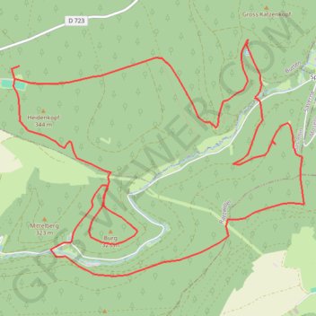 Trace GPS Autour de la Heidenkirche, grès et mystères de la forêt en Alsace Bossue, itinéraire, parcours