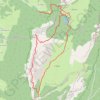 Trace GPS Le Pinet par la doline du Grand Glacier - Roche de Fitta - Rochers de Fouda Blanc, itinéraire, parcours
