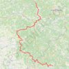 Trace GPS GR36 De Les Eyzies-de-Tayac-Sireuil (Dordogne) à Prayssac (Lot), itinéraire, parcours