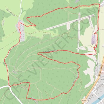 Trace GPS Balade Lucelans, itinéraire, parcours