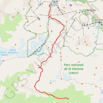 Trace GPS Tour de la Sana J2, itinéraire, parcours