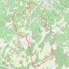Trace GPS Boucle-de-Rouffignac-de-Sigoules-INSEE-24357, itinéraire, parcours