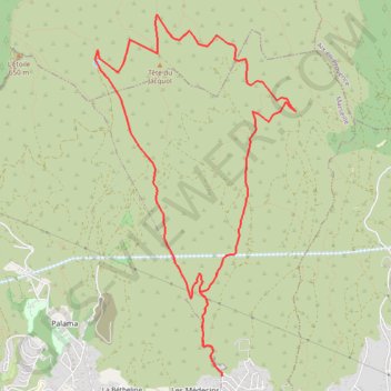 Trace GPS Jas du turc P1T1 12km 300m, itinéraire, parcours