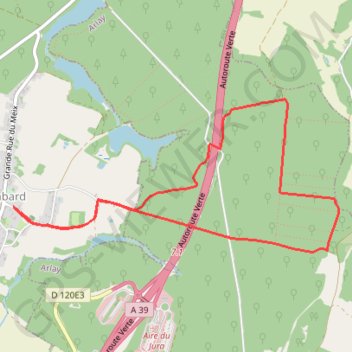 Trace GPS Lombard, itinéraire, parcours