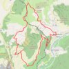 Trace GPS Balade autour de Compeyre dans la vallée du Tarn, itinéraire, parcours