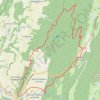 Trace GPS Le tour du Mont Grêle, itinéraire, parcours