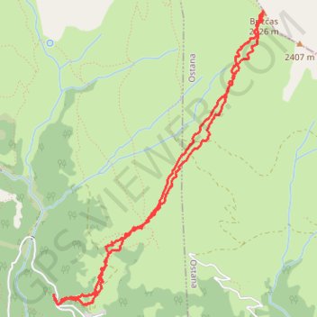 Trace GPS Monte Briccas, itinéraire, parcours