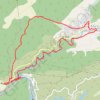 Trace GPS Saint Martin de Brôme, itinéraire, parcours