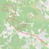 Trace GPS Le Thoronet-Saint Antonin, itinéraire, parcours