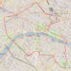 Trace GPS Paris by night, itinéraire, parcours