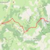 Trace GPS Sainte Enimie Ispagnac, itinéraire, parcours