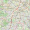 Trace GPS Chemin de Compostelle - Paris à Massy, itinéraire, parcours