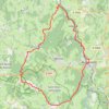 Trace GPS Boucle vélo N°42 - de la Beauze à la Creuse, itinéraire, parcours