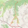 Trace GPS Pic de Marty Caberrou depuis le pont du Moudang, itinéraire, parcours