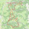 Trace GPS Sauxillanges-36 km Trail 2021, itinéraire, parcours