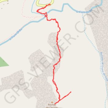 Trace GPS Punta Kerie Eleison, itinéraire, parcours