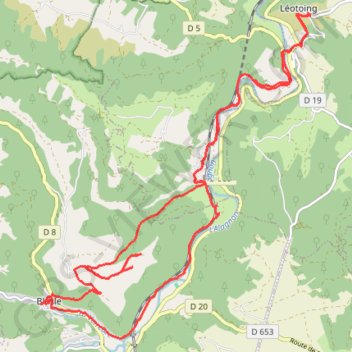 Trace GPS Vallée de L'Alagnon et visite de Blesle (Haute-Loire), itinéraire, parcours