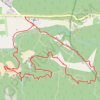 Trace GPS Rustrel - Le Colorado Provençal, itinéraire, parcours