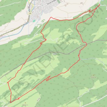 Trace GPS Les gorges de la Poëtta Raisse, itinéraire, parcours
